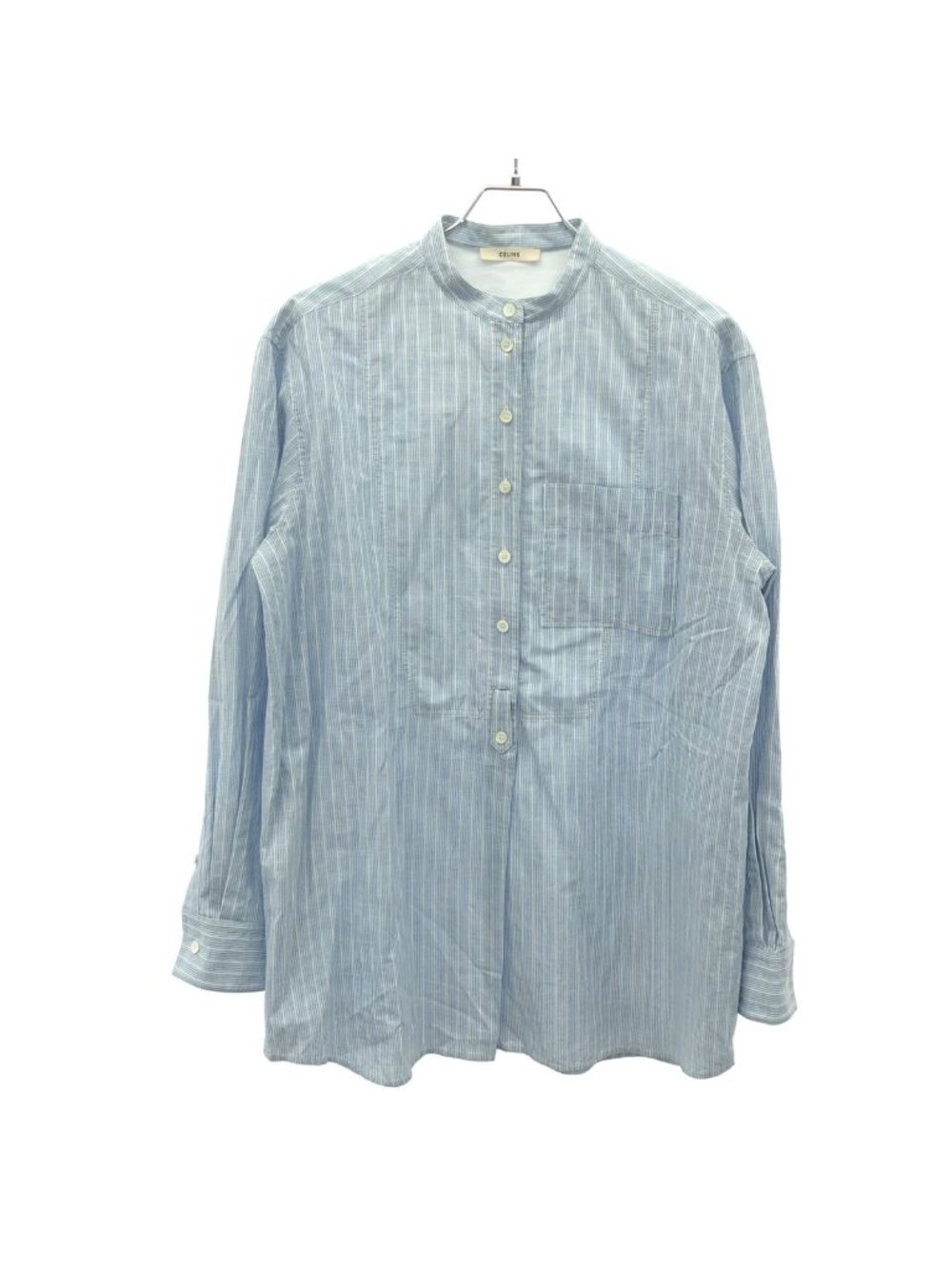 Celine by Phoebe Philo Pullover Band Color Shirt 2 Blue Sweater 42